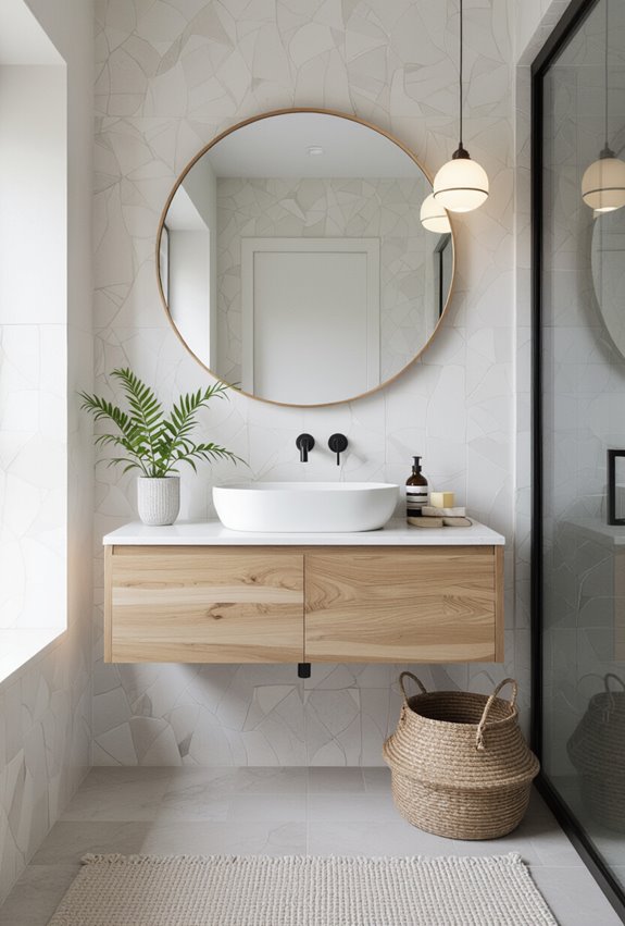 mirrors amplify light and space