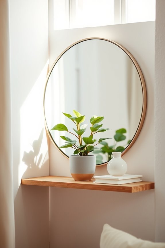 mirrors create light illusions