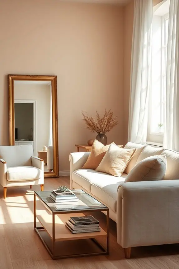 mirrors create spatial illusions