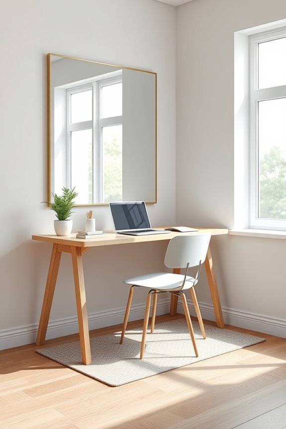 mirrors enhance office space