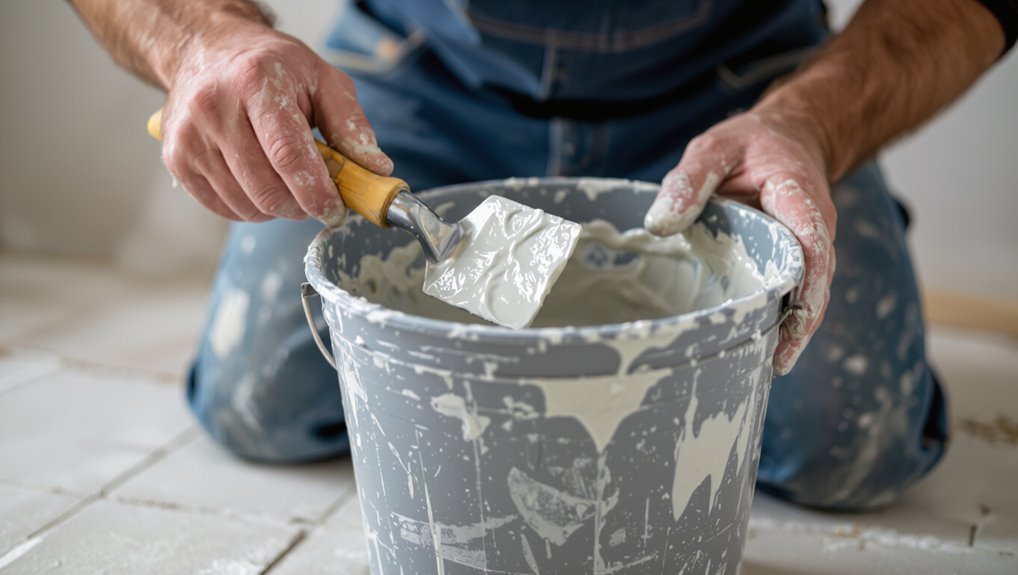 mix apply trowel bond