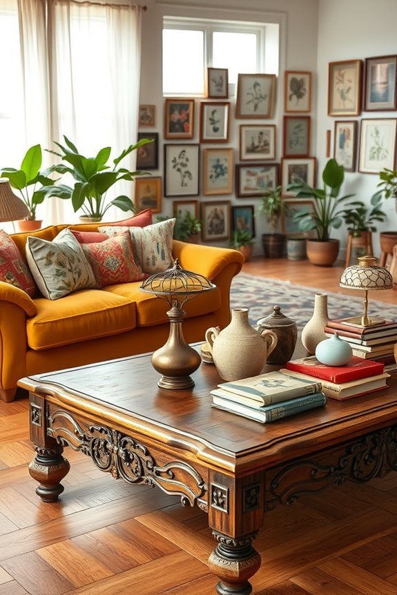 mix vintage with modern