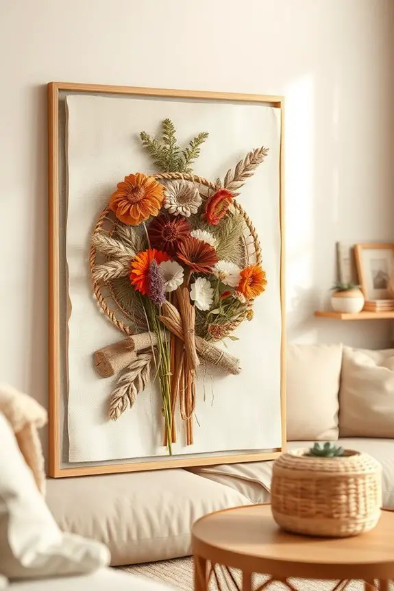 mixed media art creation