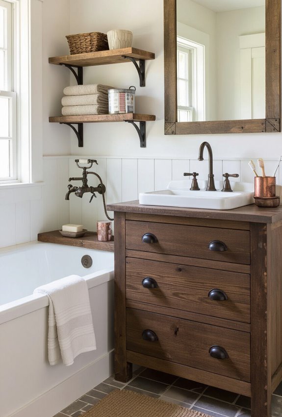 mixed metal rustic charm