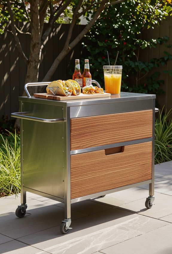 mobile build your own taco station