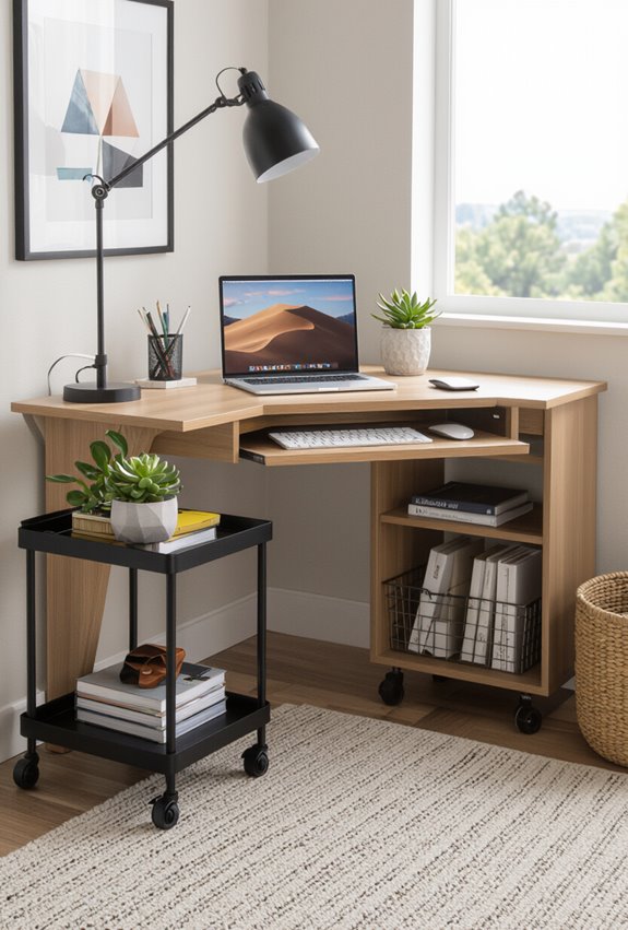 mobile carts for flexible storage