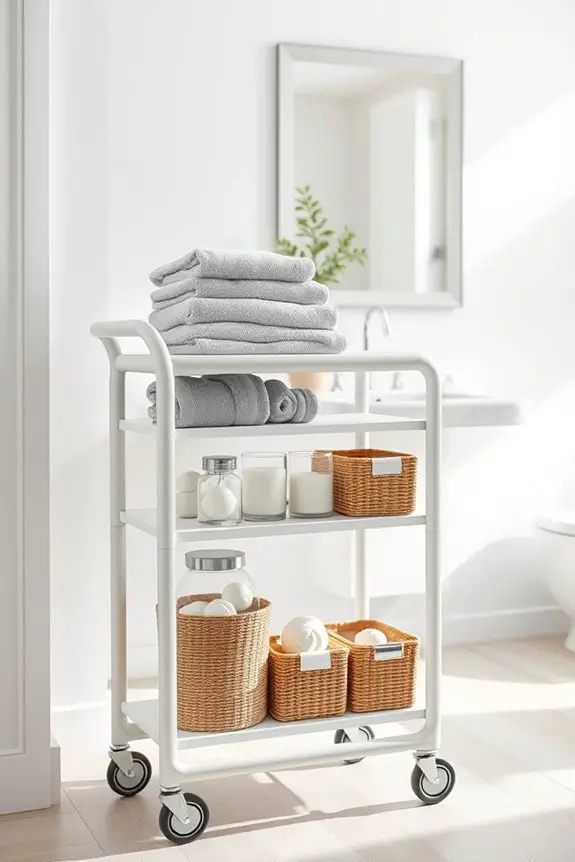 mobile storage solution cart