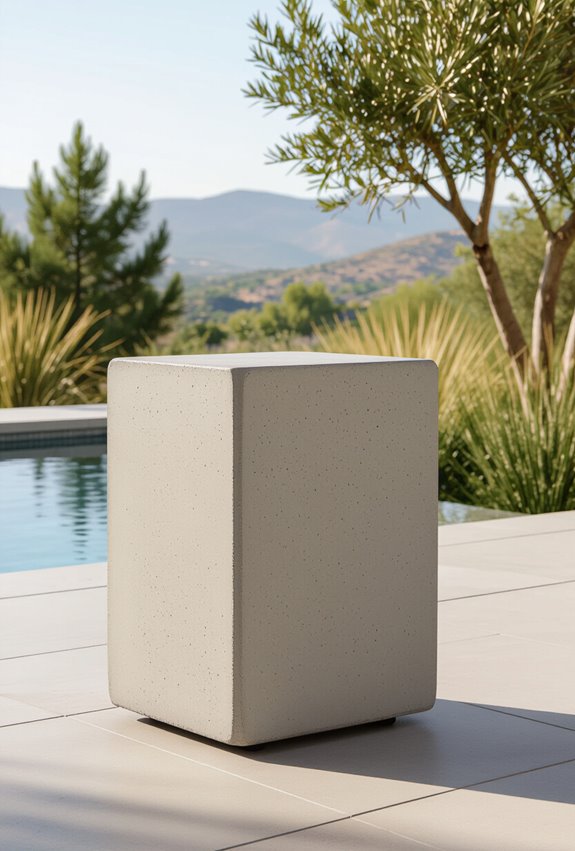 mobile weatherproof concrete bar