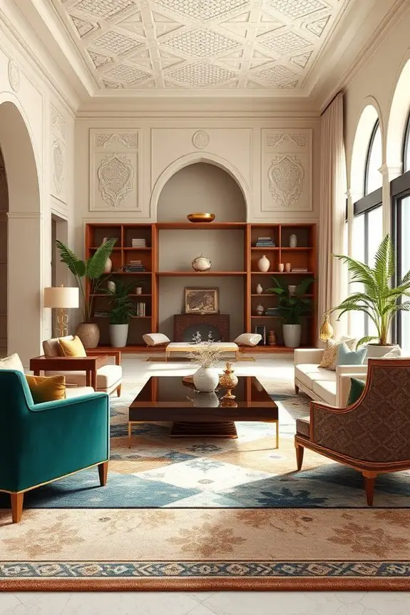 modern arabian living room