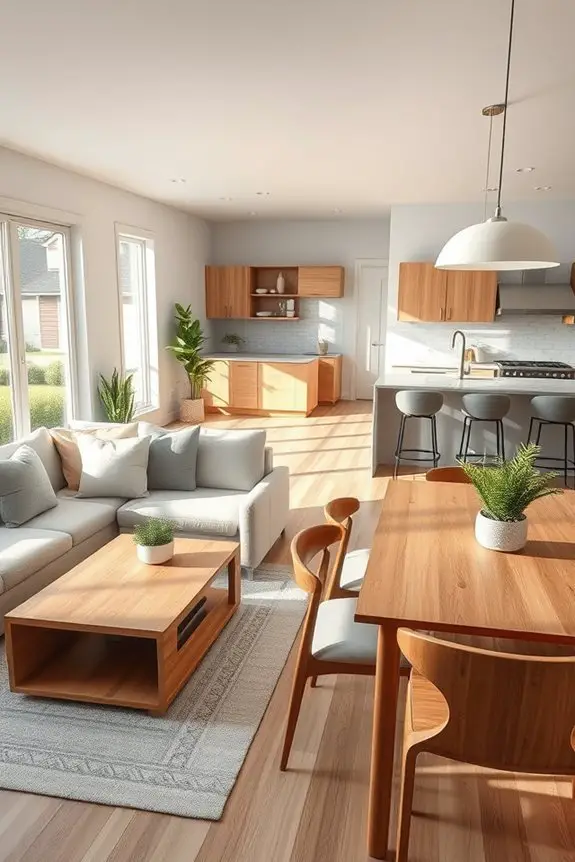modern bungalow garden oasis