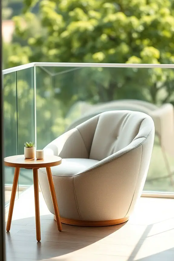 modern comfort bucket chairs