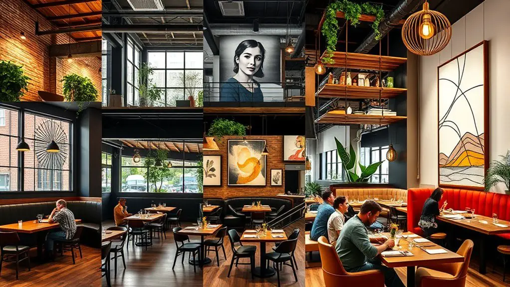 modern dining restaurant designs