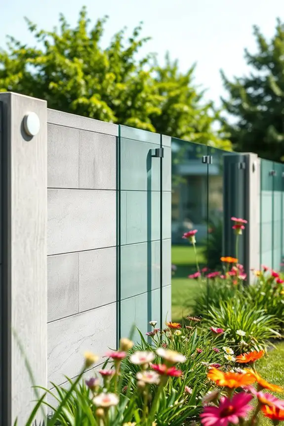 modern durable stylish fencing
