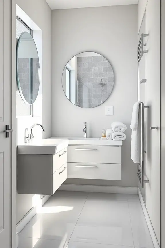 modern elegance in bathroom