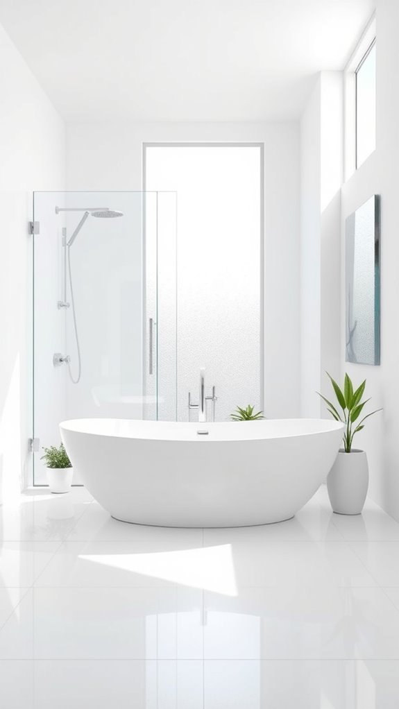 modern elegance in bathrooms