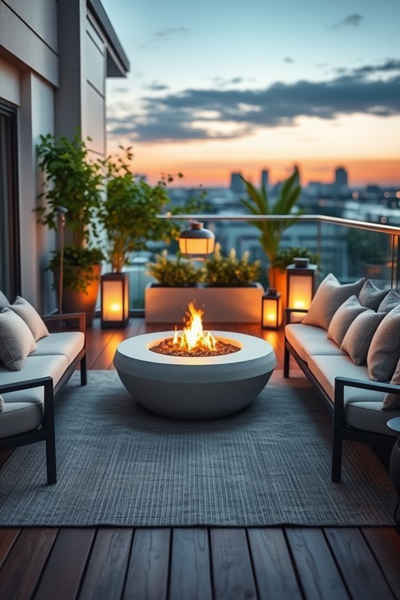 modern fire pits gatherings