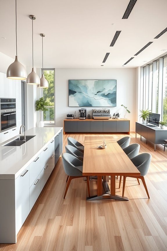 modern functional dining spaces