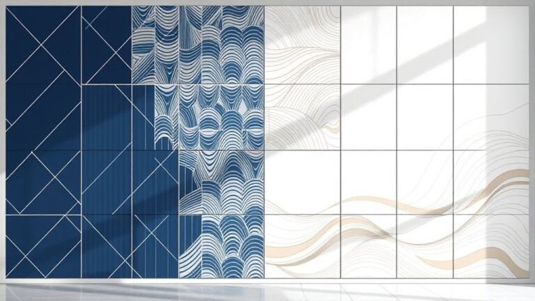modern geometric wall designs
