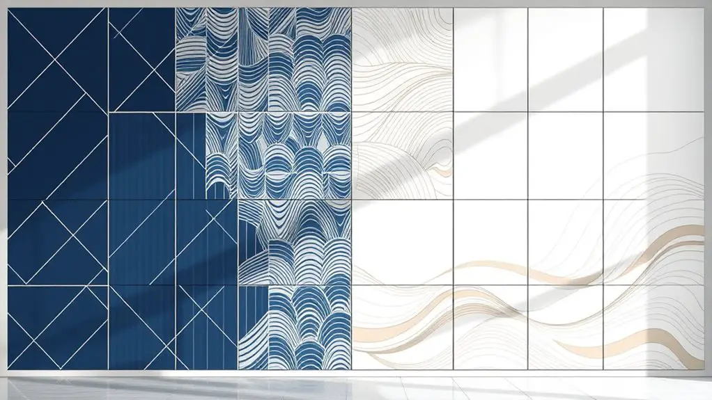 modern geometric wall designs