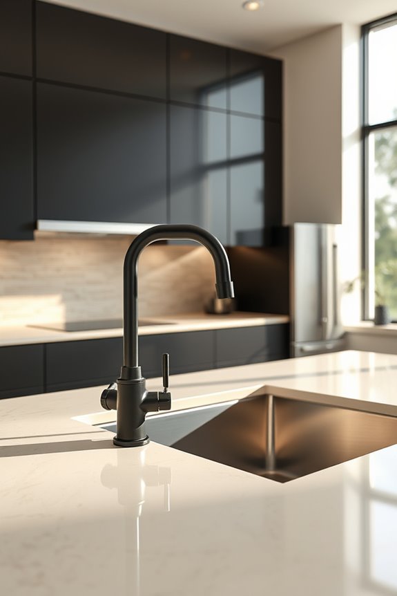 modern kitchen fixtures enhance