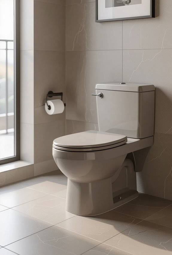 modern matte toilet elegance