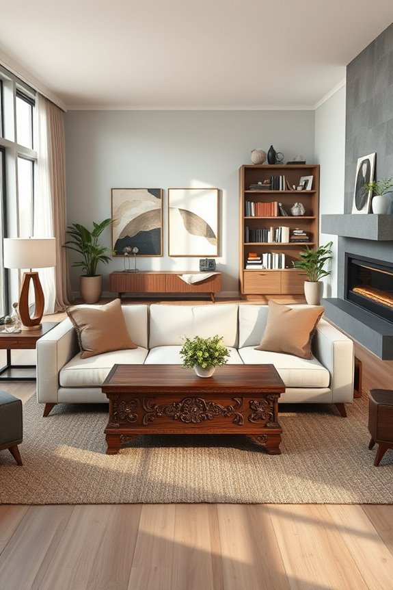 modern meets antique harmony