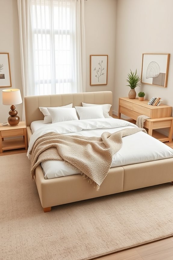 modern minimalist beige decor