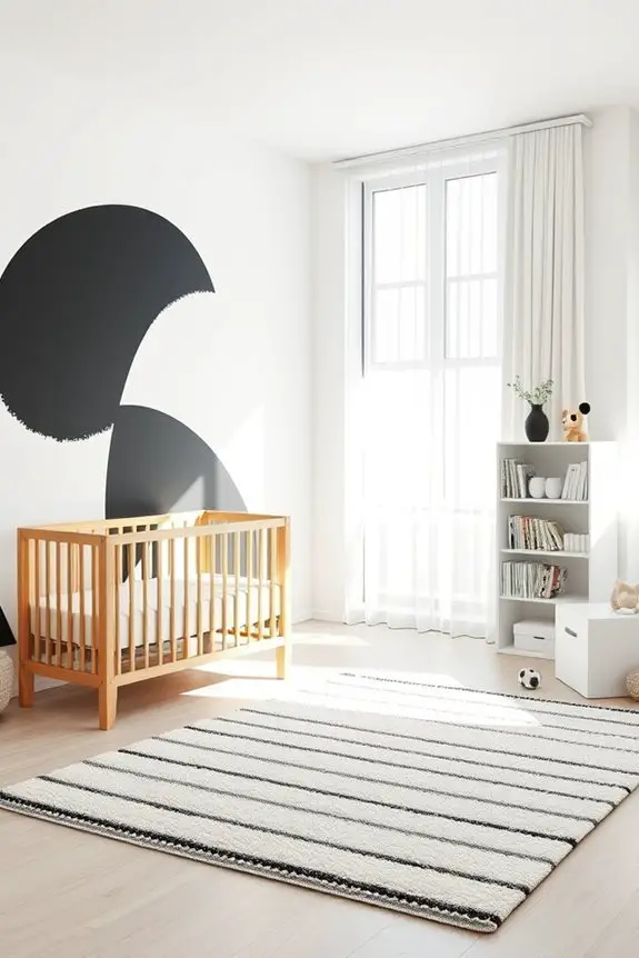modern minimalist black and white