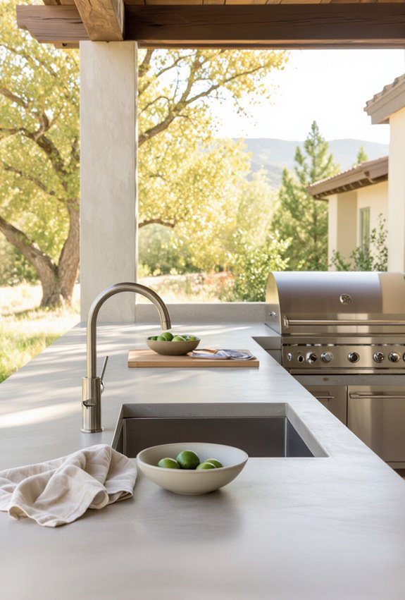 modern outdoor kitchen design