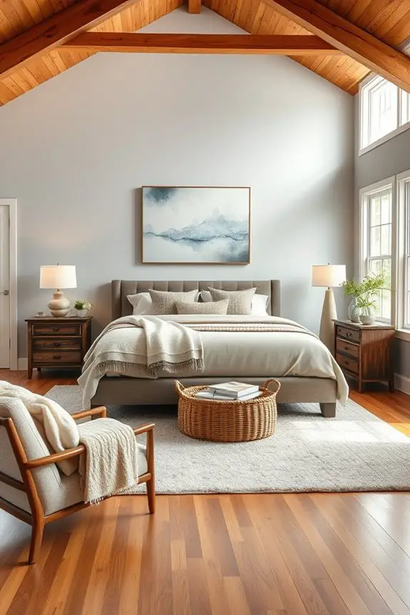 modern rustic bedroom design