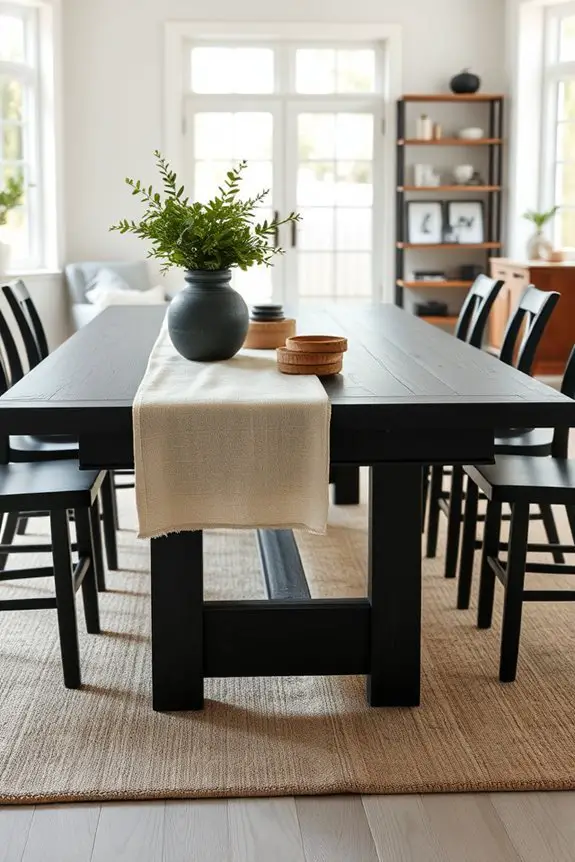 modern rustic black elegance