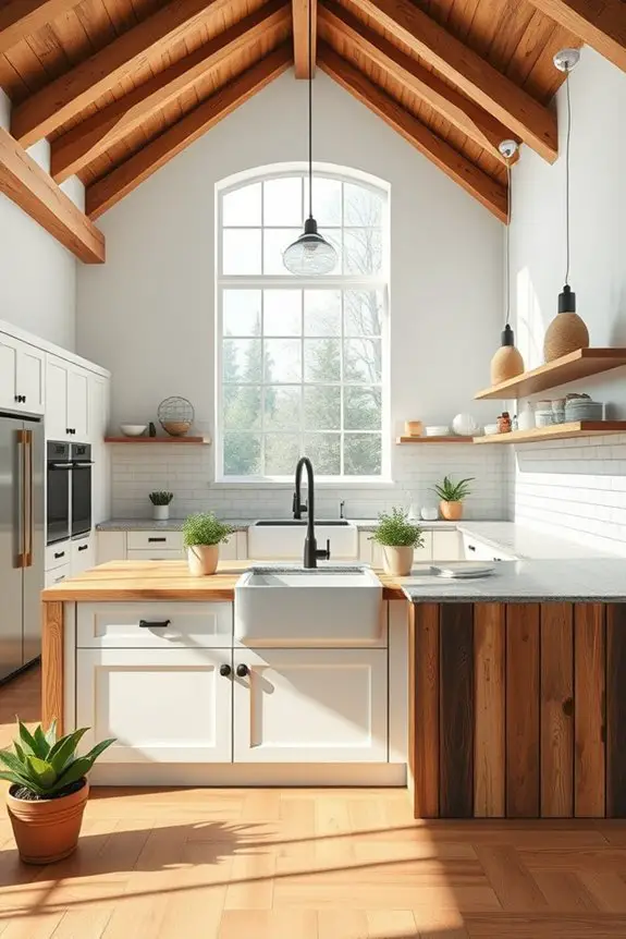 modern rustic kitchen design