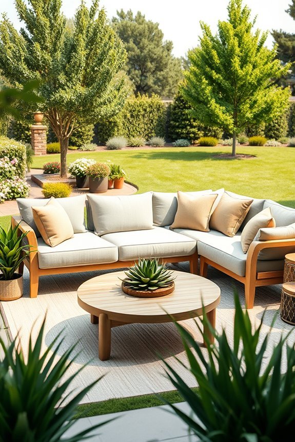 modern rustic outdoor furniture