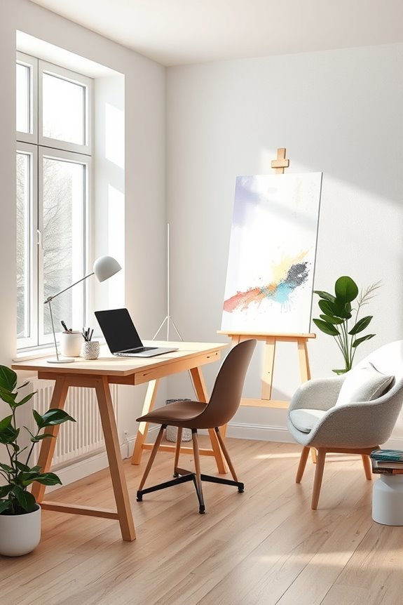 modern scandinavian workspace design