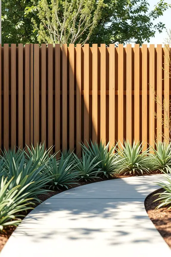 modern sleek fencing designs