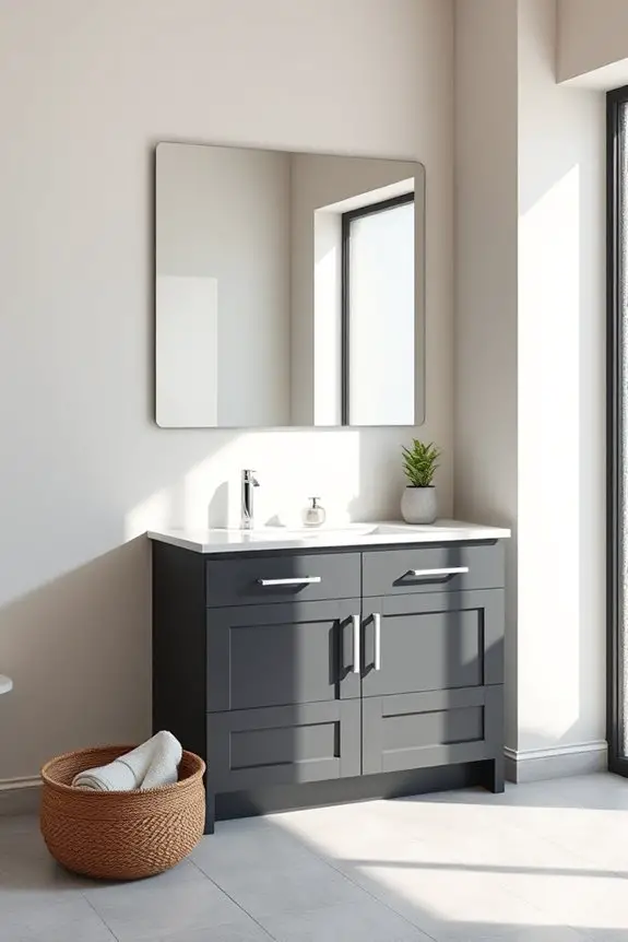 modern sophistication in bathrooms