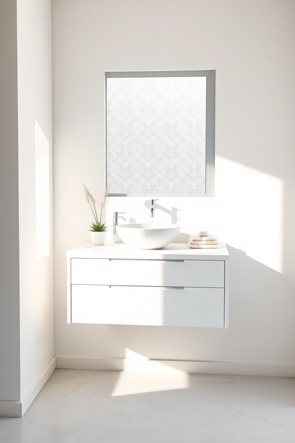 modern space saving bathroom design
