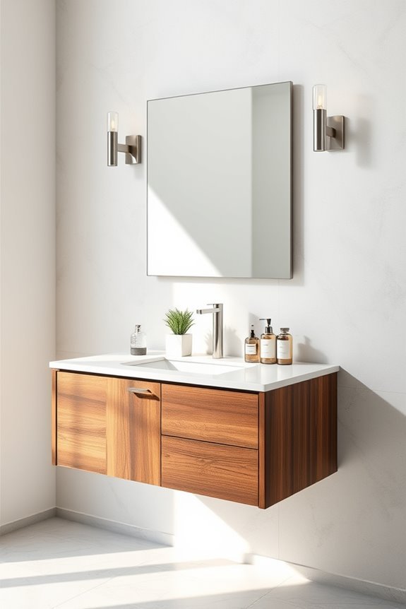 modern space saving vanity solutions