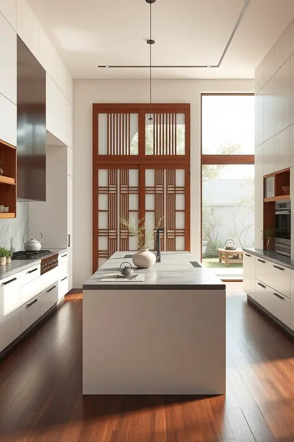 modern traditional kitchen fusion