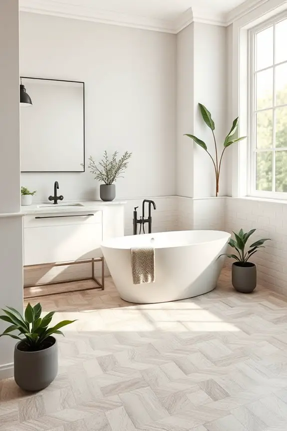 modern vintage tile fusion