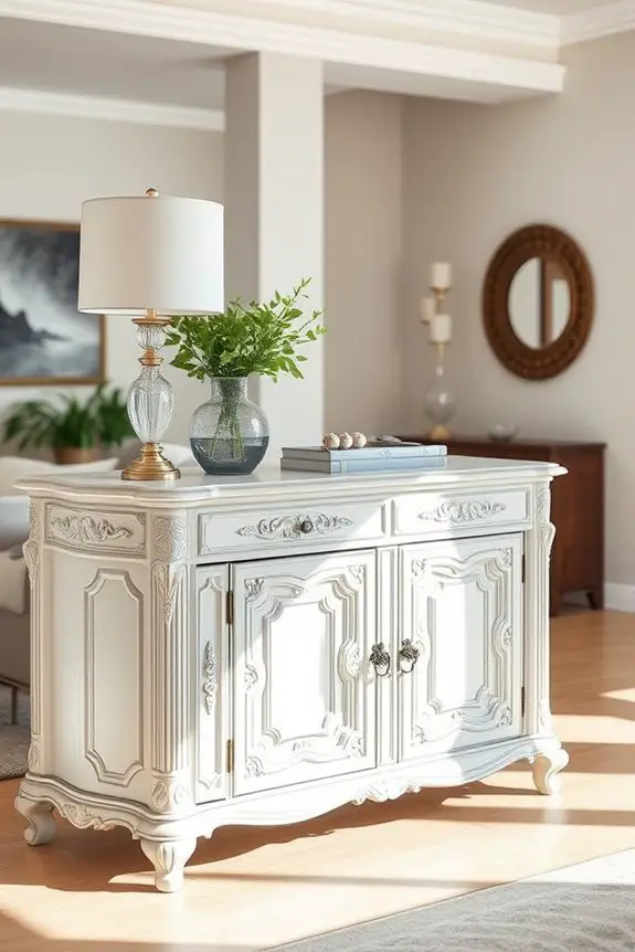 modernizing vintage buffet design