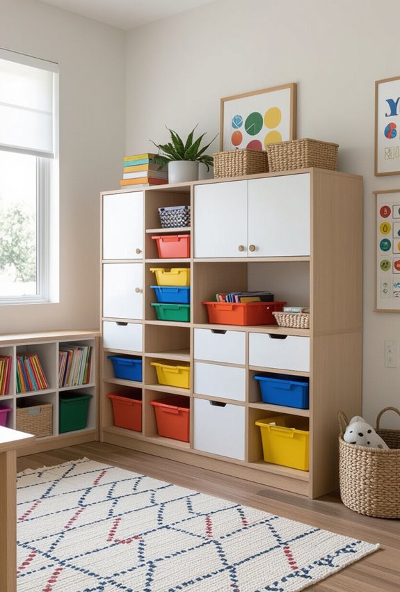 modular adjustable mobile storage towers