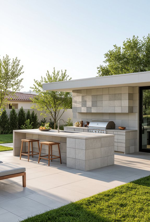 modular customizable outdoor kitchens