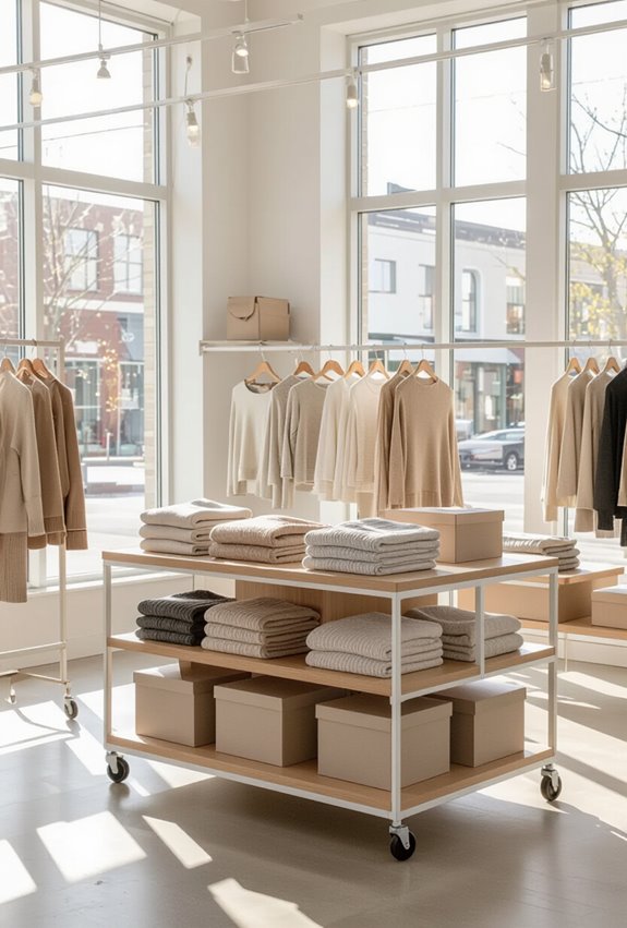 modular fixtures enable rapid merchandising