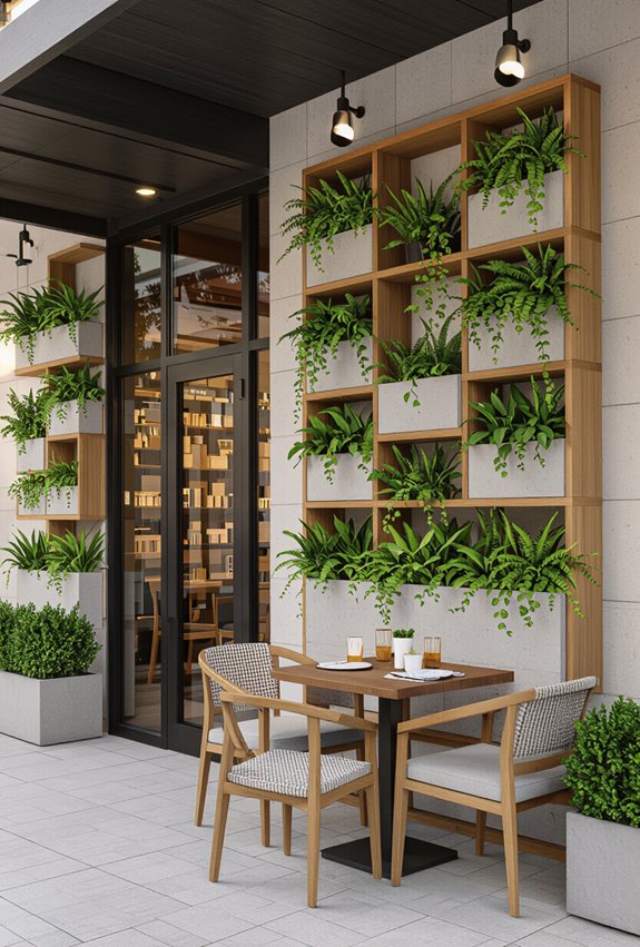 modular irrigated living walls