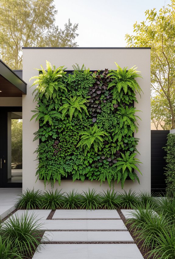 modular native vertical moss garden