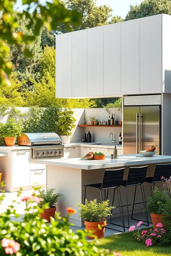 modular outdoor kitchen design