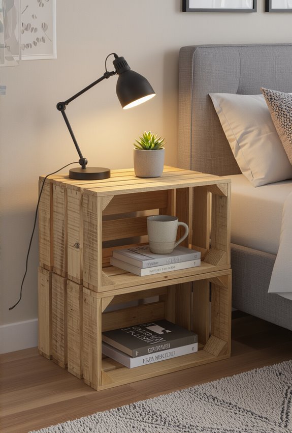 modular rustic hidden storage