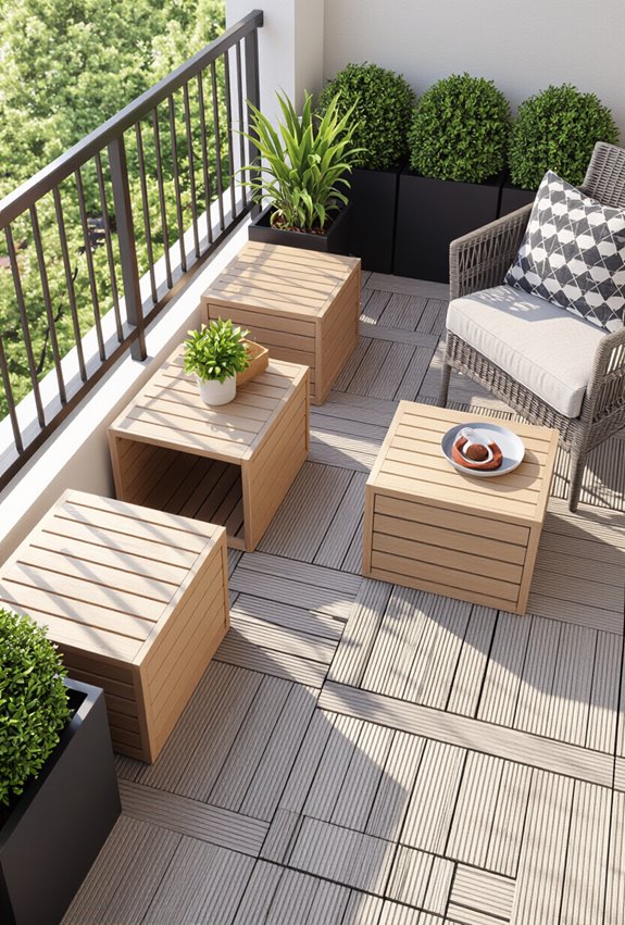 modular storage decking panels
