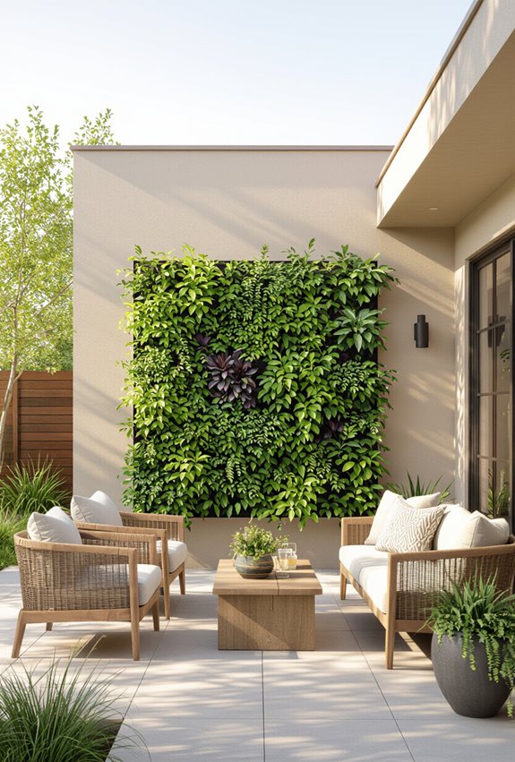 modular vertical drought tolerant garden